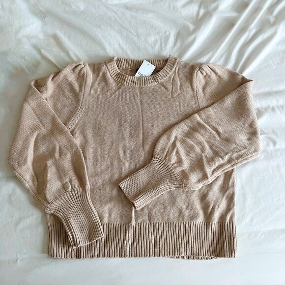 NWT Light brown knit sweater - Picture 1 of 1